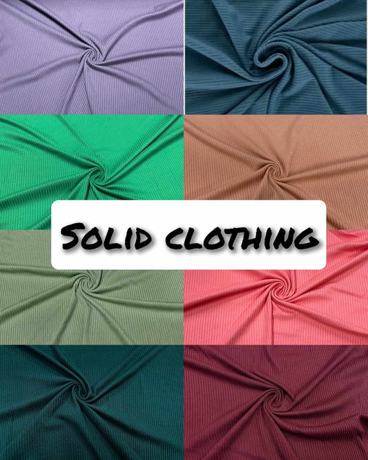 Solid clothing