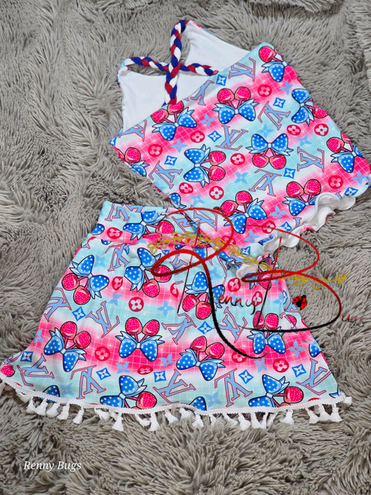 4th of July Brielle Skort set